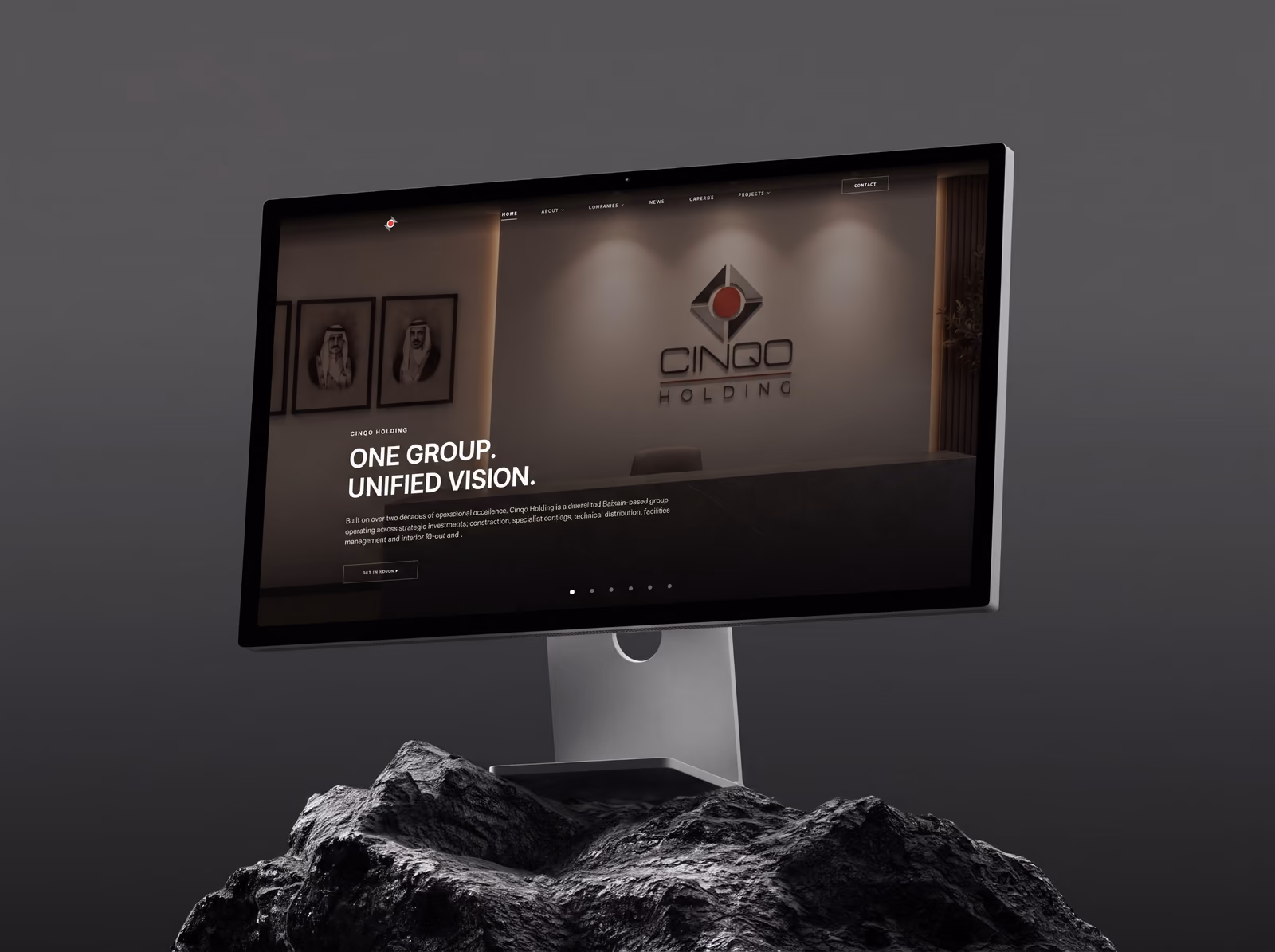 Cinqo Group website preview