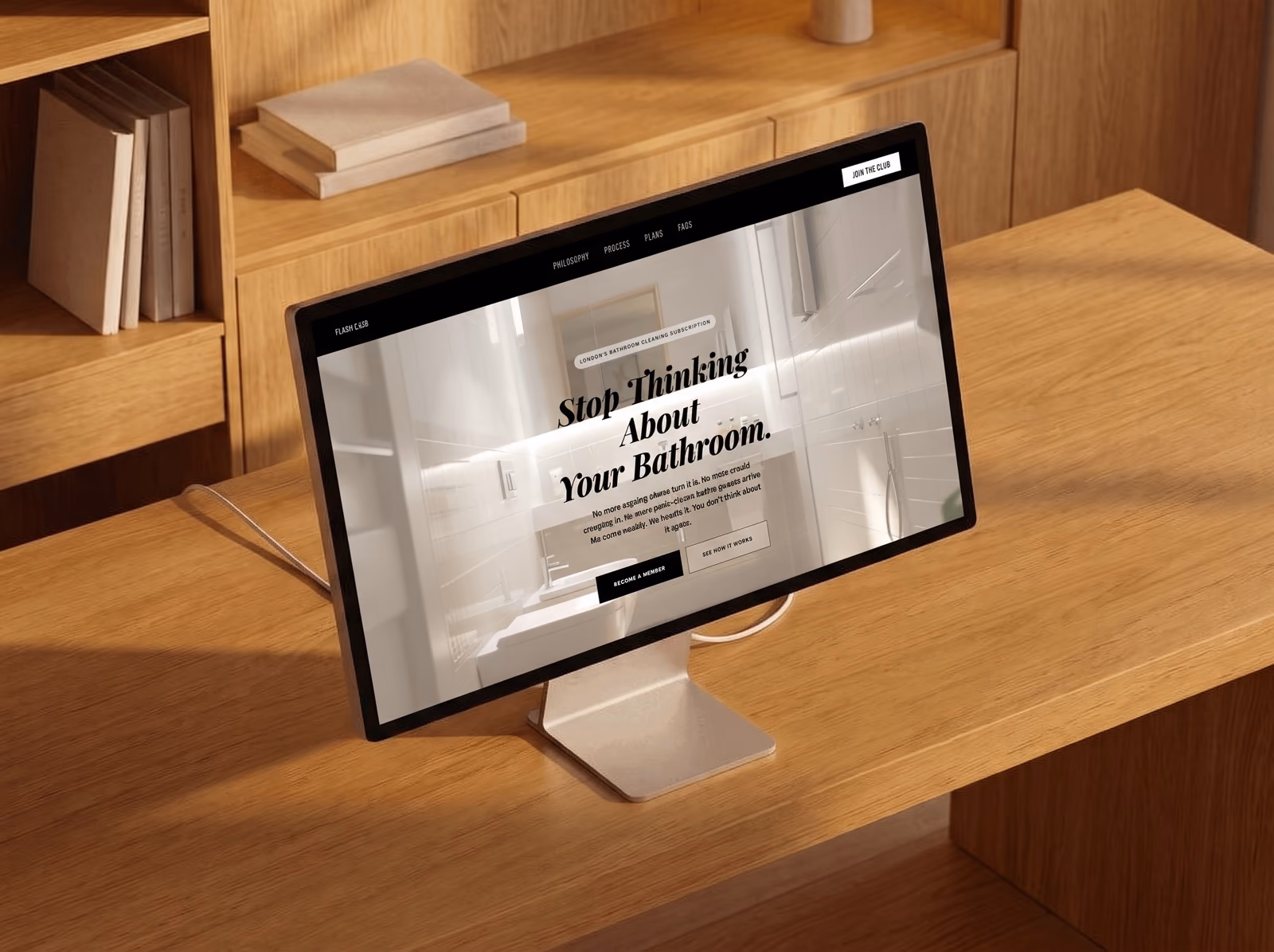 Flush Club website preview
