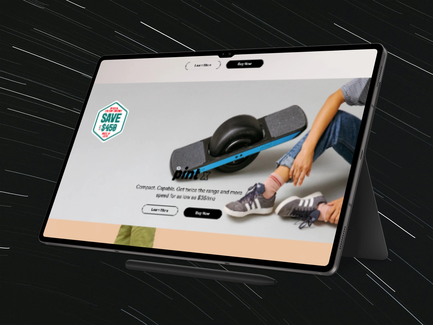 Onewheel website preview