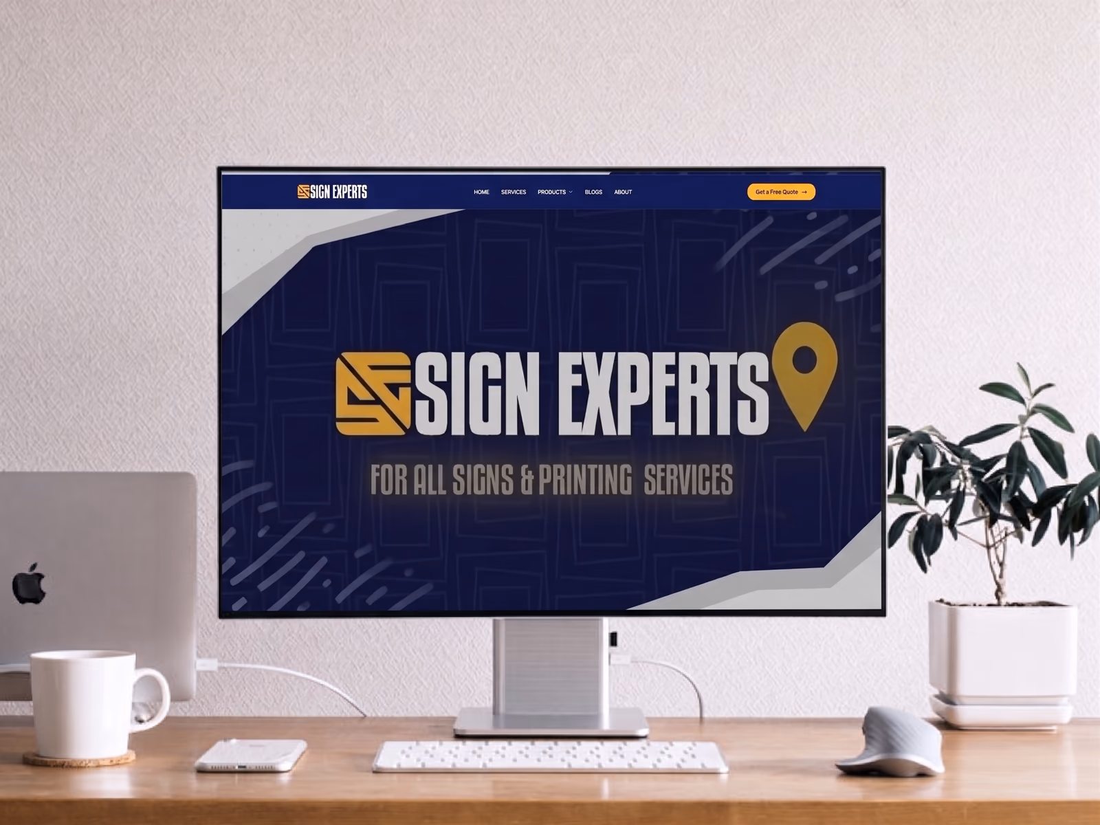 Sign Experts website preview